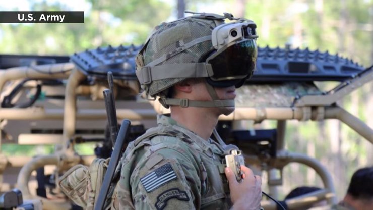 боевые очки Microsoft Combat Goggles, виртуальная реальность, VR-гарнитура, солдаты будущего, армия США