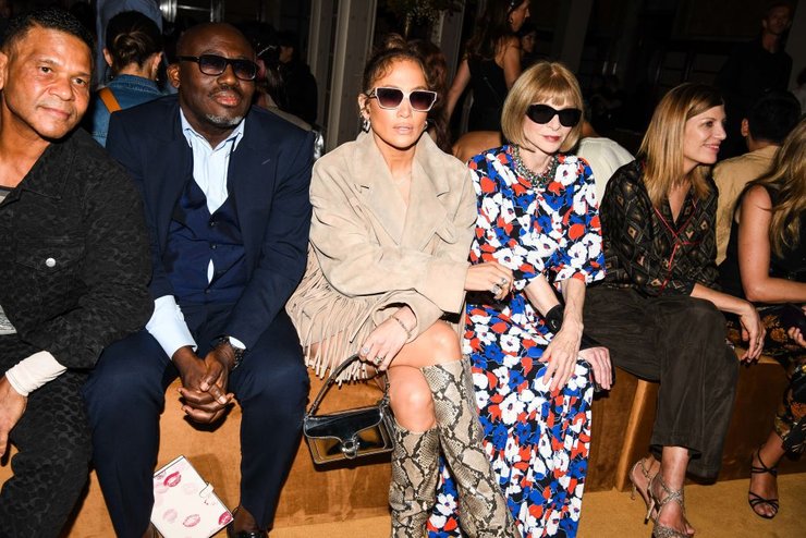 Эдвард Эннинфул, Дженнифер Лопес и Анна Винтур