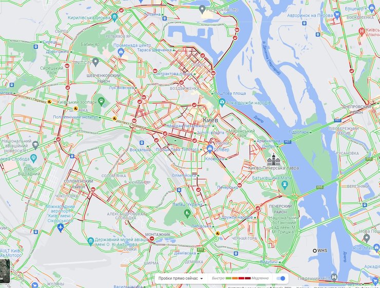 сніг київ, перший сніг, сніг у Києві, затори у Києві