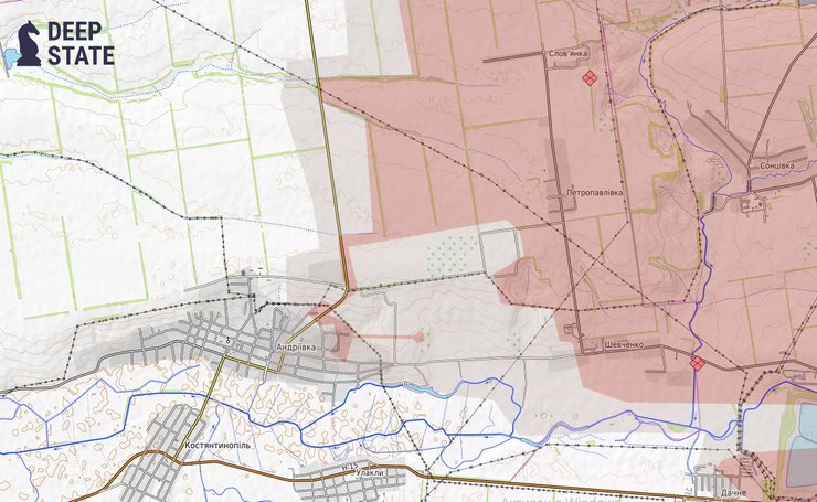 скріншот мапи DeepState