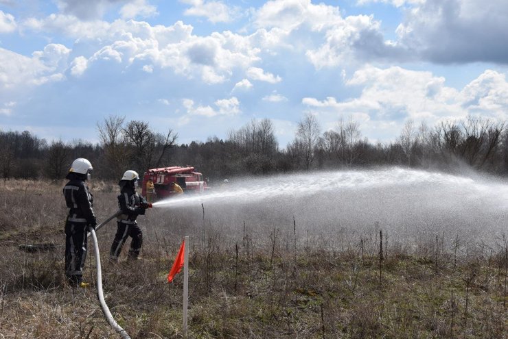 пожар в Чернобыльской зоне