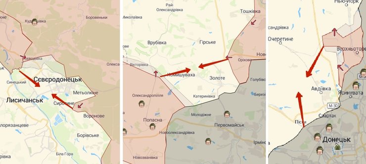 котли зсу, оточення на донбасі