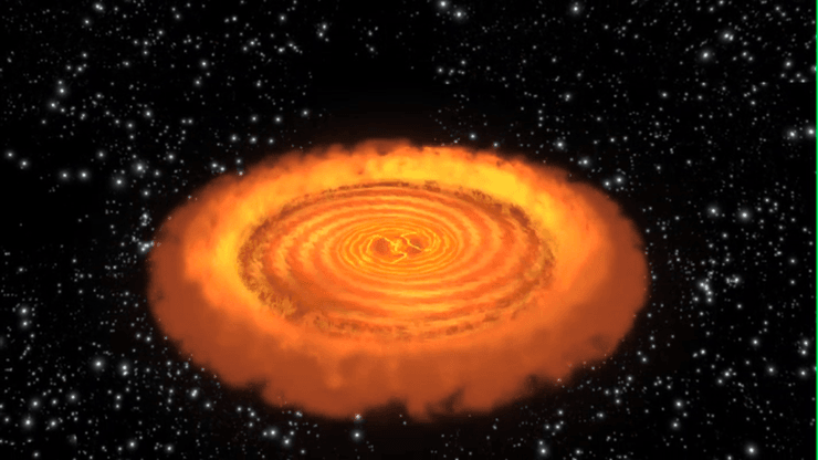 аккреционный диск, звезда