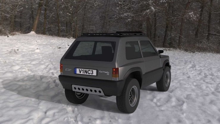 Fiat Panda 4X4, Fiat Panda Cross, кроссовер Fiat Panda, кроссовер Fiat, новый Fiat Panda