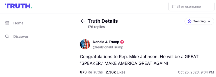 Пост Трампа