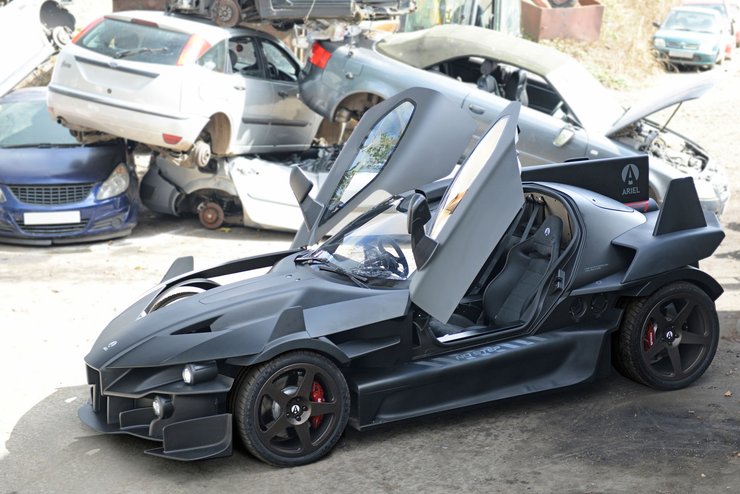 Ariel Hipercar, электромобиль Ariel Hipercar, Бэтмобиль, серийный Бэтмобиль, авто Бэтмена