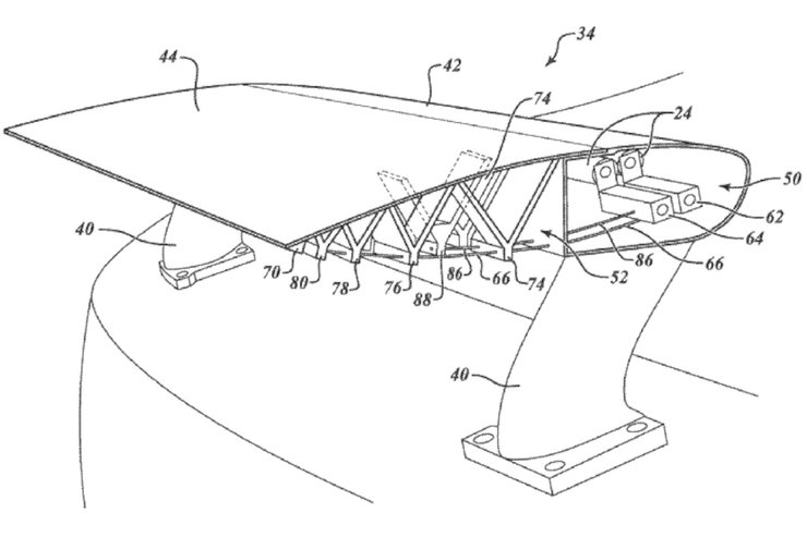 Volvo гибкое антикрыло
