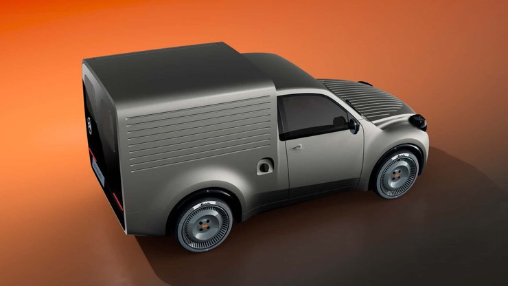 Citroën 2CV Fourgonnette збоку Фургон Citroën 2CV Fourgonnette