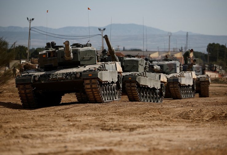 Обучение танкистов ВСУ в Испании