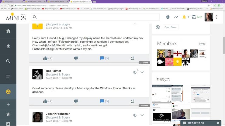 minds, социальная сеть, соцсеть