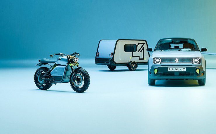 электрокары рено, электромотоцикл Renault, мотоцикл Renault, Электробайк Renault, Renault 4