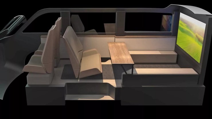 салон Sharp LDK, электромобиль Sharp, электромобиль Sharp, автомобиль Sharp