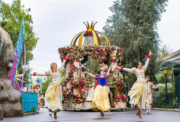диснеївська принцеса, робота в Діснейленді, робота в дисней