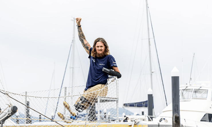 Крейг Вуд на яхте