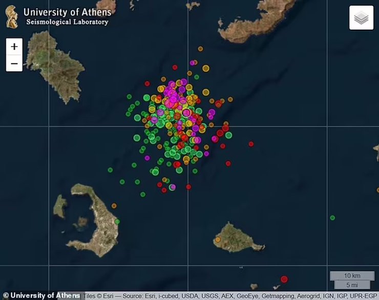 санторини, вулкан санторини, землетрясение санторини