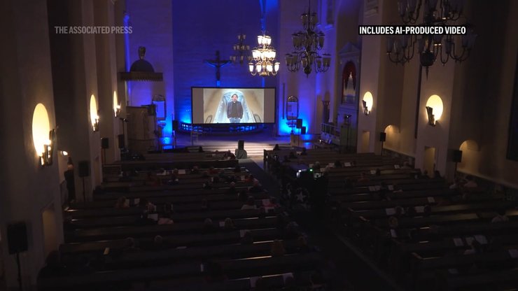 Церковная служба, ИИ, Финляндия, церковь, фото