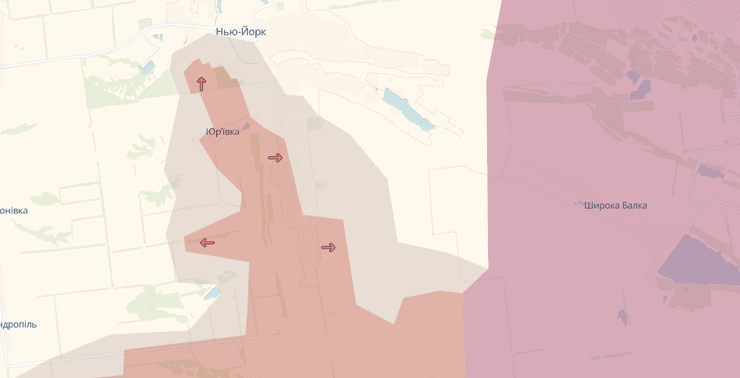 ВС РФ продвинулись возле Юрьевки