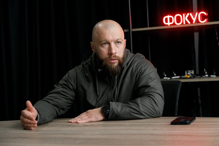 Заместитель командира 3-й ОШБр Максим Жорин