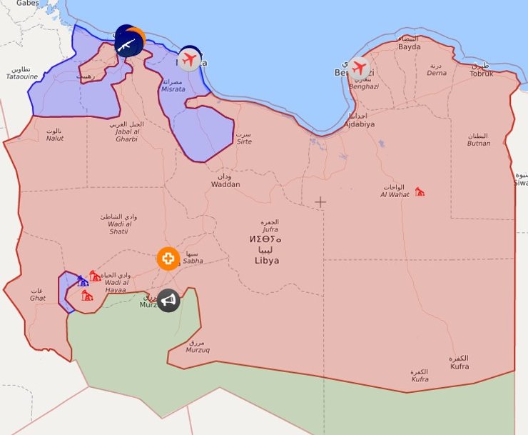 война в Ливии, Россия, Кремль, карта, май 2020