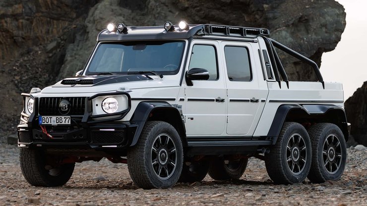 Шестиколесный гелендваген, Mercedes G-Class, Brabus XLP, тюнинг Гелендвагена
