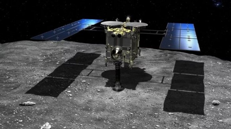 Хаябуса-2, космический аппарат, JAXA, астероид, Рюгу