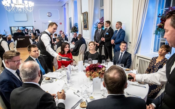 елена зеленская, прием, эстония, владимир зеленский