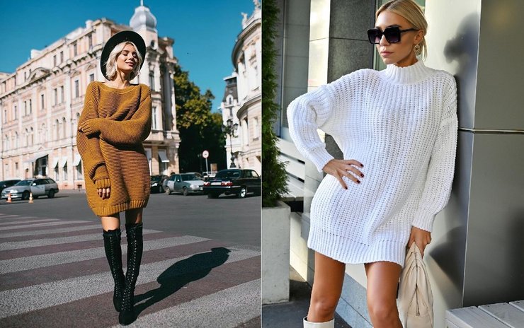 тренды осени 2021, трикотажное платье, модные тренды, ключевые тренды, тренды сезона, тренды осени