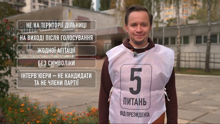 Артем Гагарин, 5 вопросов от президента, Зеленский, опрос, выборы