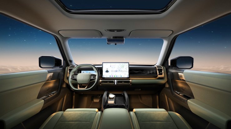 Салон iCar 03, новый Chery iCar 03, Chery iCar, китайский электромобиль, китайский внедорожник