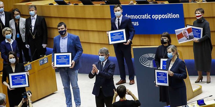 опозиція, білорусь, премія сахарова, європарламент