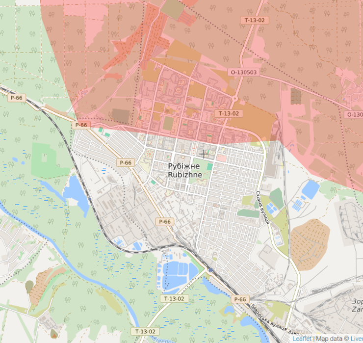 бої за рубіжне, хто контролює рубіжне