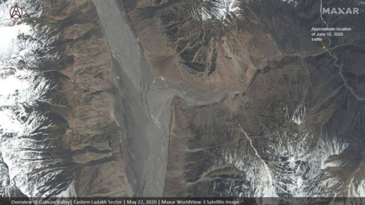 Китай, Индия, долина Галван