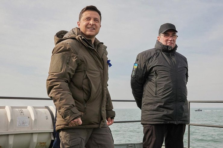 Азовське море, Володимир Зеленський, ООС, Зеленський в Азовському морі