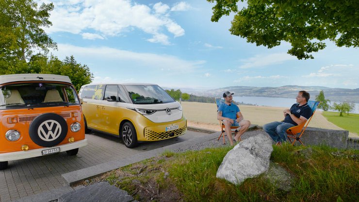 Volkswagen ID.Buzz, Новый Volkswagen id.buzz, электромобиль Volkswagen id.buzz, электрокар Volkswagen id.buzz