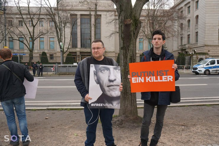 берлін, навальний, протест