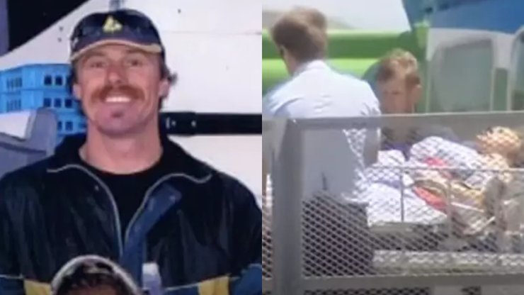 Мужчина, дайвер, скорая, спасатели, нападение