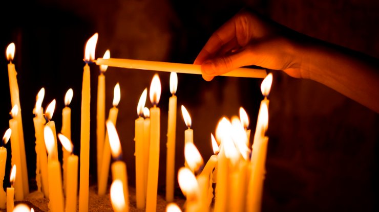 свечи, церковь, Страстная пятница