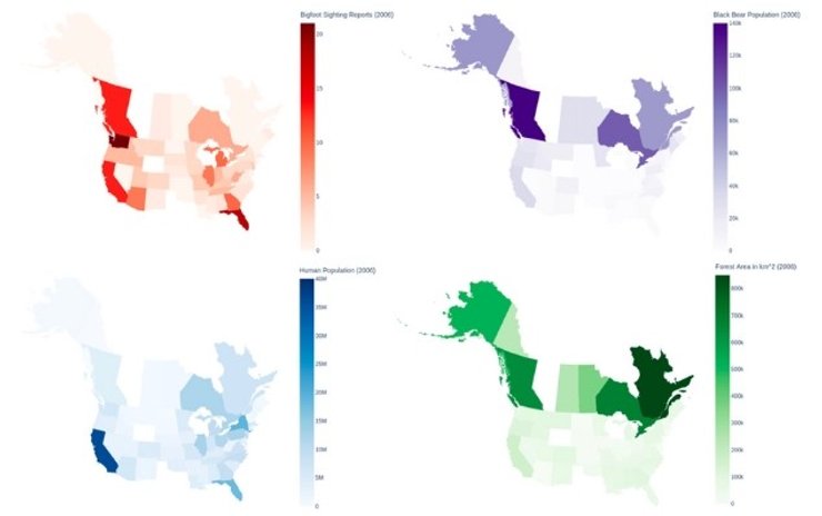 снежный человек карта
