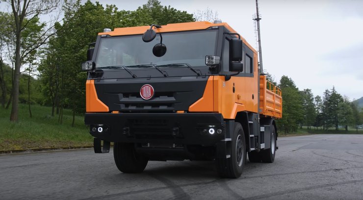 беспилотный грузовик, беспилотное авто, беспилотный автомобиль, Tatra Force