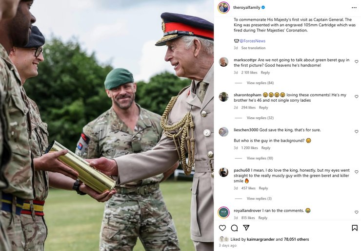 король чарльз, военный