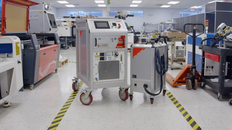 лазер, ржавчина, очистка металла, LPC-2000 лазерная установка