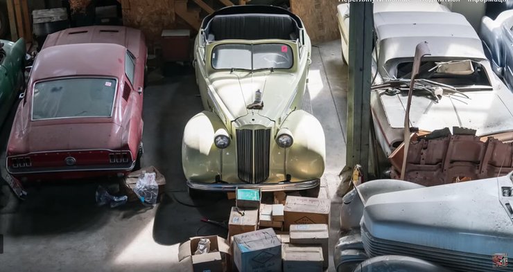 коллекция ретро авто, коллекция авто, заброшенные автомобили,Ford Mustang, Chevrolet Camaro