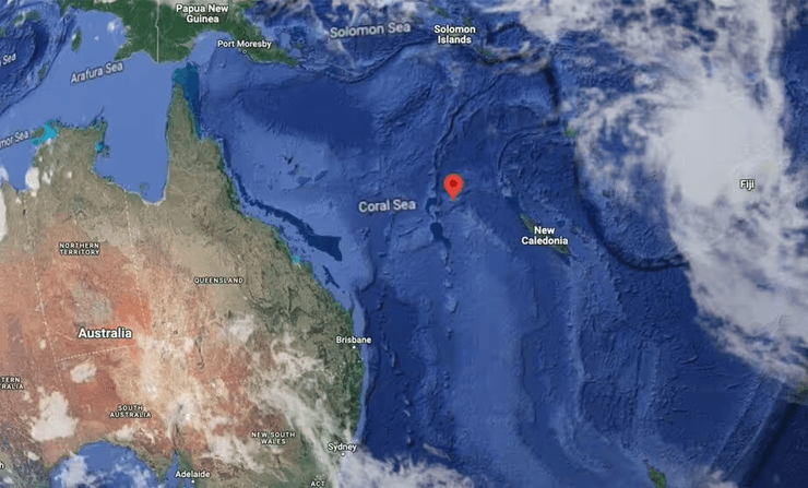 Остров в океане, остров, небольшой остров, загадочный остров, остров исчез, остров Сэнди, несуществующий остров, остров на карте