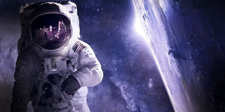 астронавт, космос, скафандр, фото