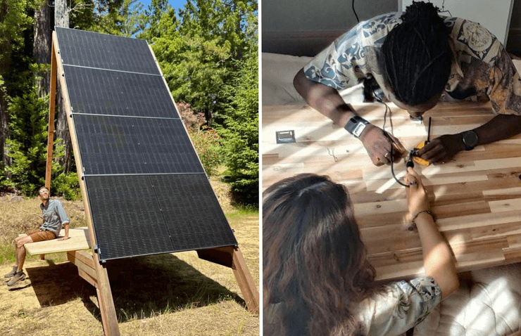 Женщина строит свой собственный город, город своими руками, небольшой городок, новый город, идеальный город, место для жизни,