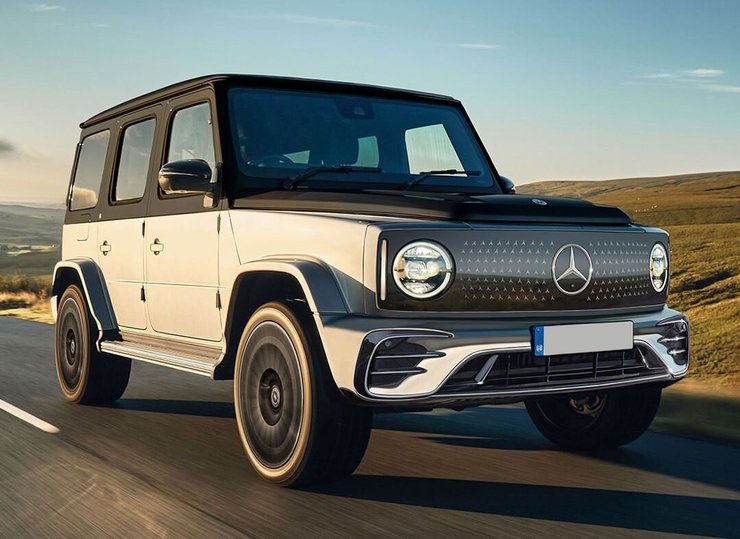 Сторонній рендер електричного Mercedes G-Class