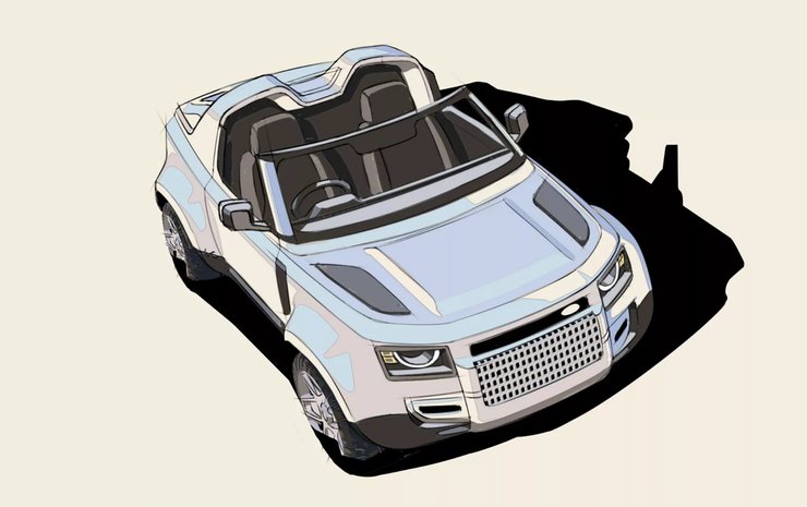 Кабриолет Land Rover Defender, Кабриолет Land Rover, Land Rover Defender, тюнинг Land Rover Defender