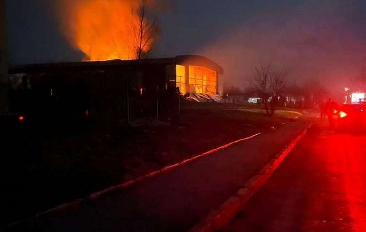 Альтаир, арена Альтаир, Альтаир дружковка, удар по ледовой арене