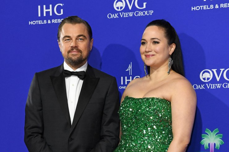 Леонардо Ди Каприо и Лили Гладстоун