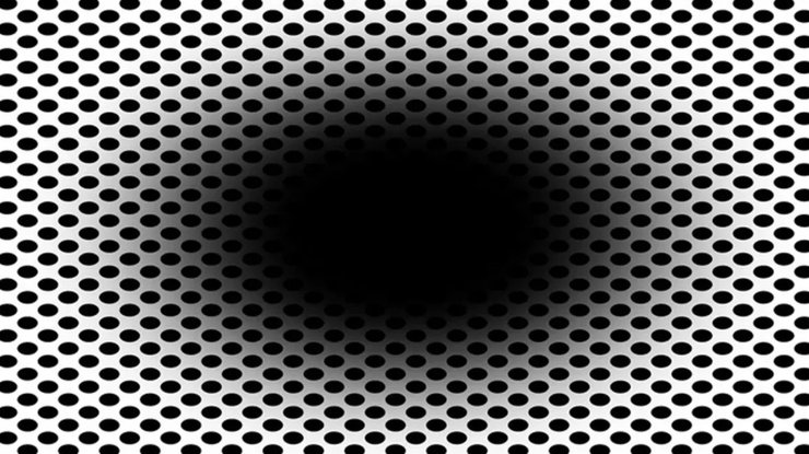 оптична ілюзія чорна діра